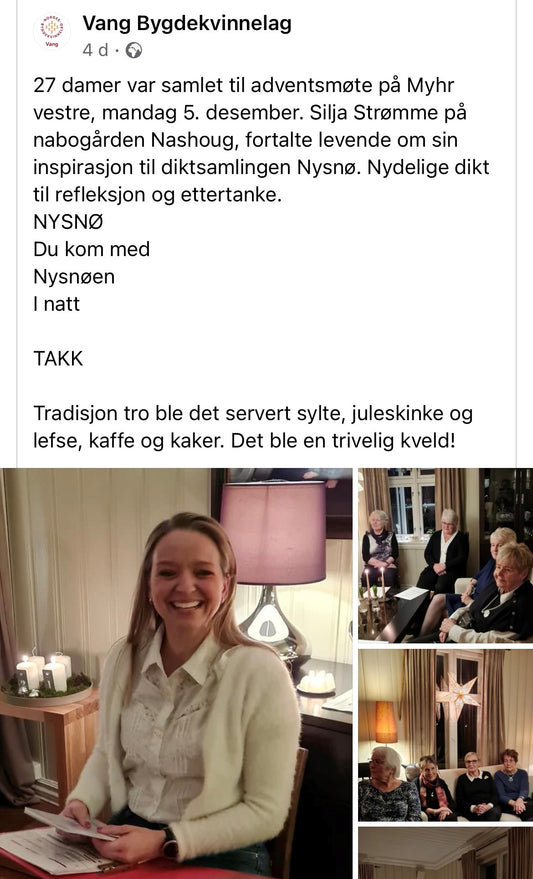 Boklansering hos bygdekvinnelaget