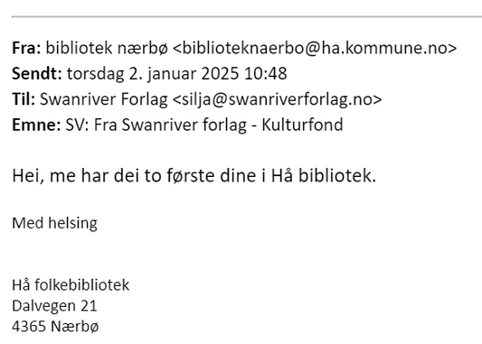 Hå folkebibliotek har 2 av 3 i serien Skimmer.