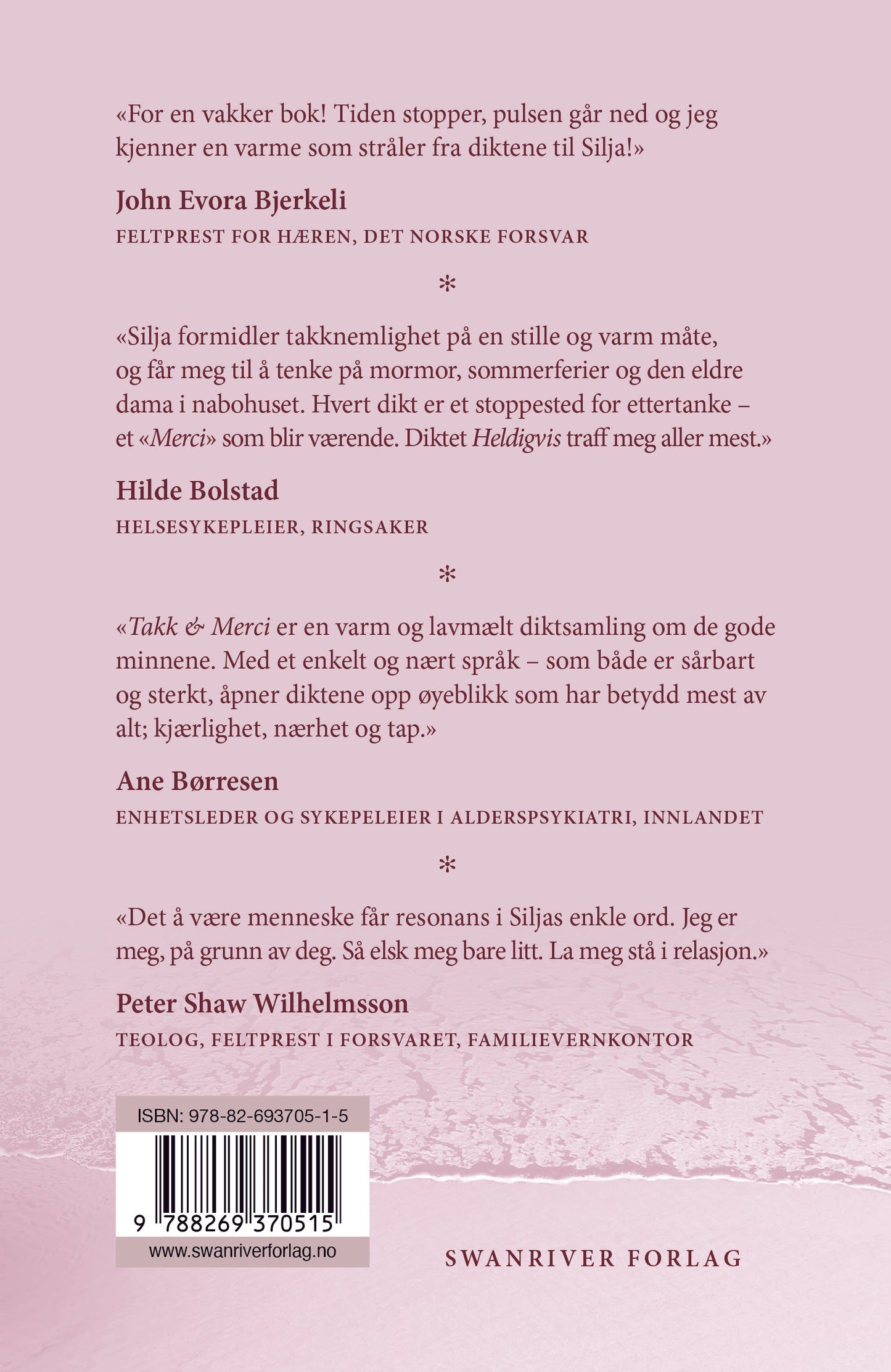 Diktboken Takk & Merci - 2.bok i dikt-trilogien Marmor